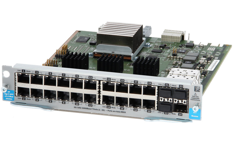 HPE Aruba 20-port Gig-T / 4-port SFP v2 zl Module - J9549A